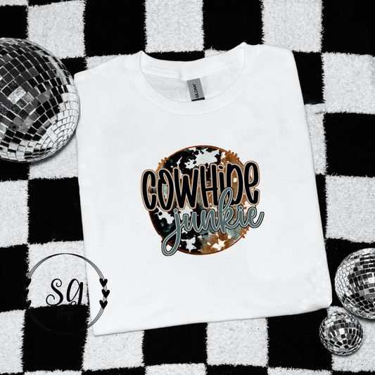 Cowhide Junkie Kids Tee