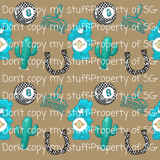 Punchy Bear Seamless
