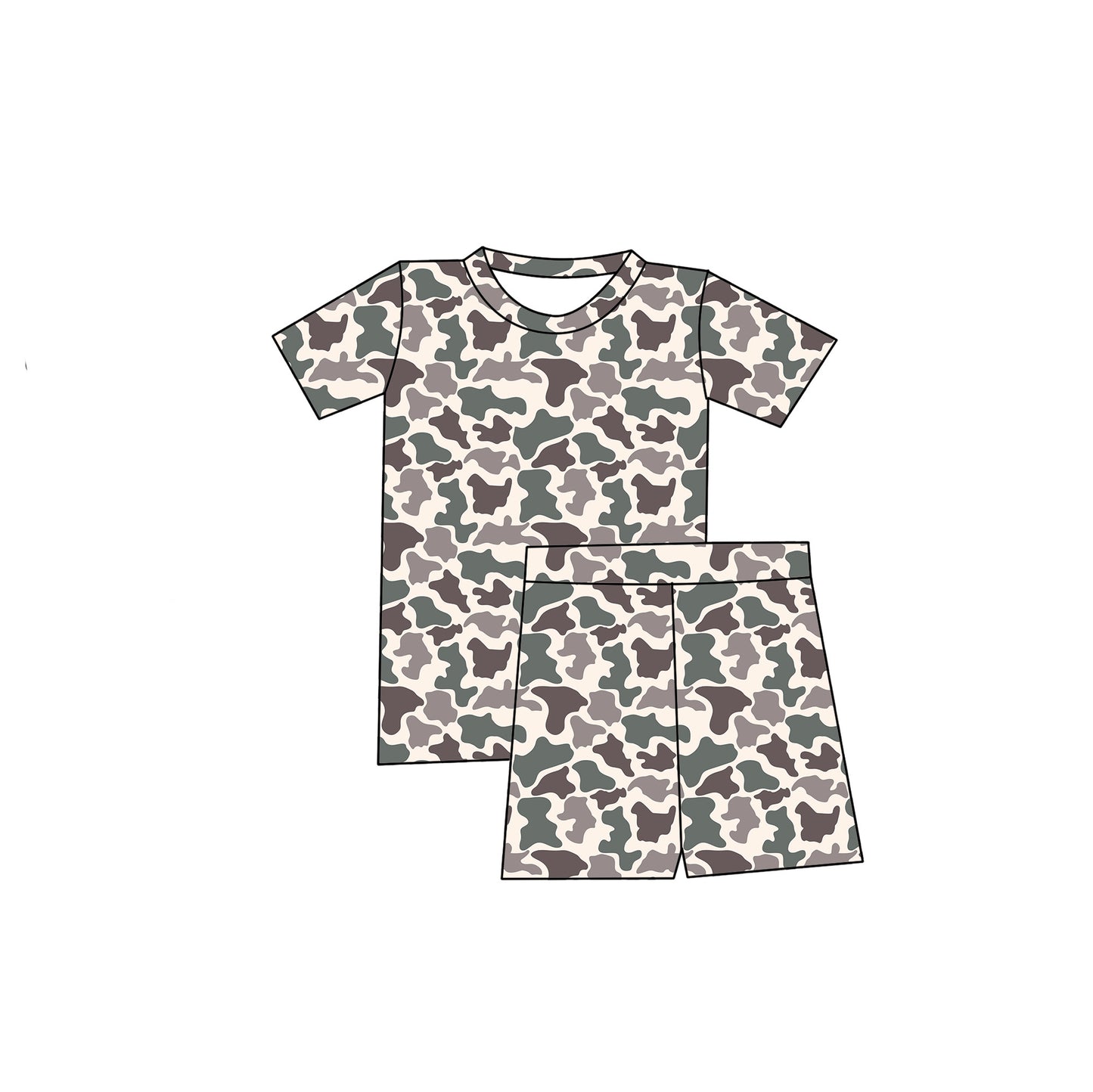 I’m a Doe-Light Pajama Shorts Set