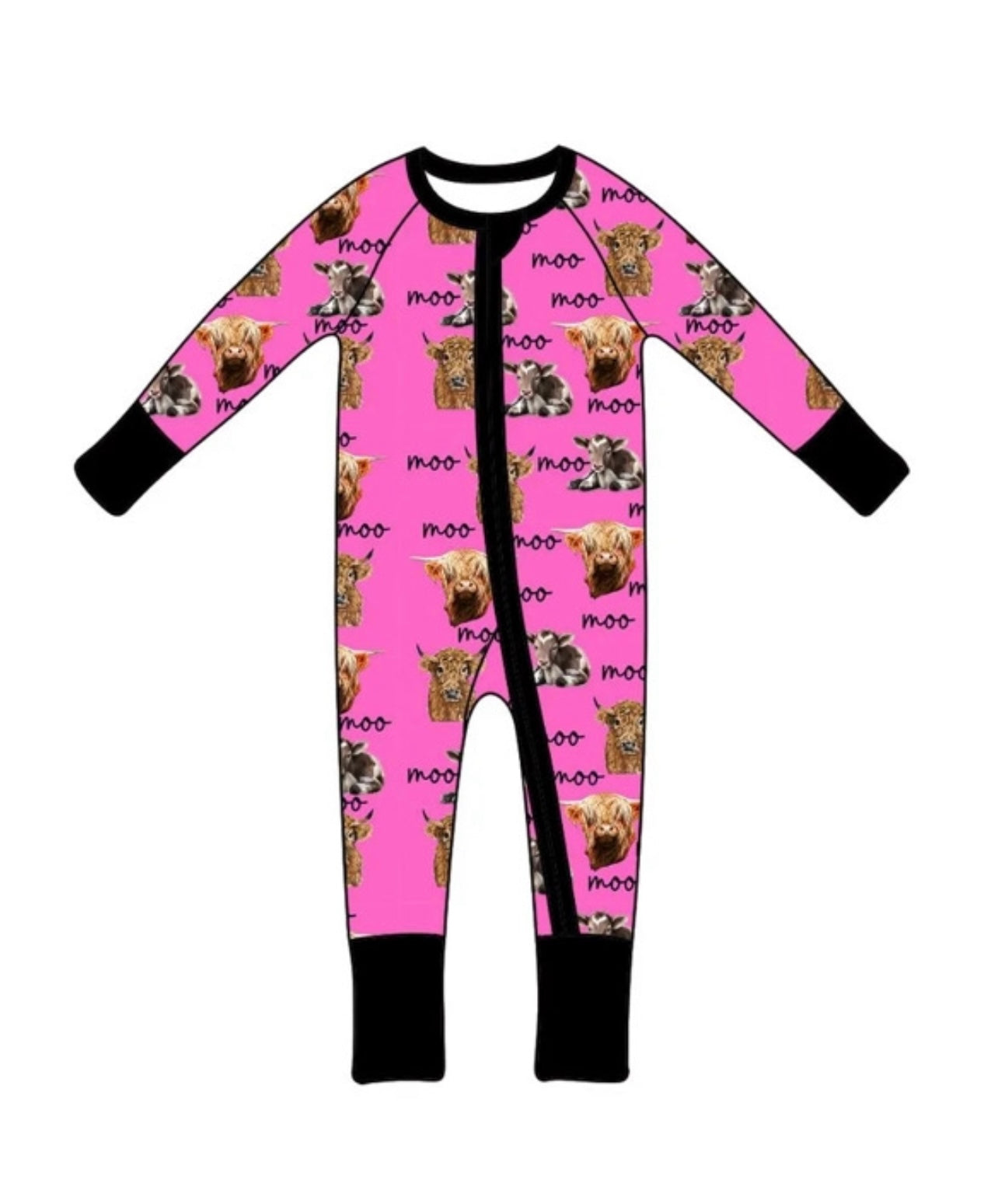 Pink Everywhere a Moo Moo Zippy