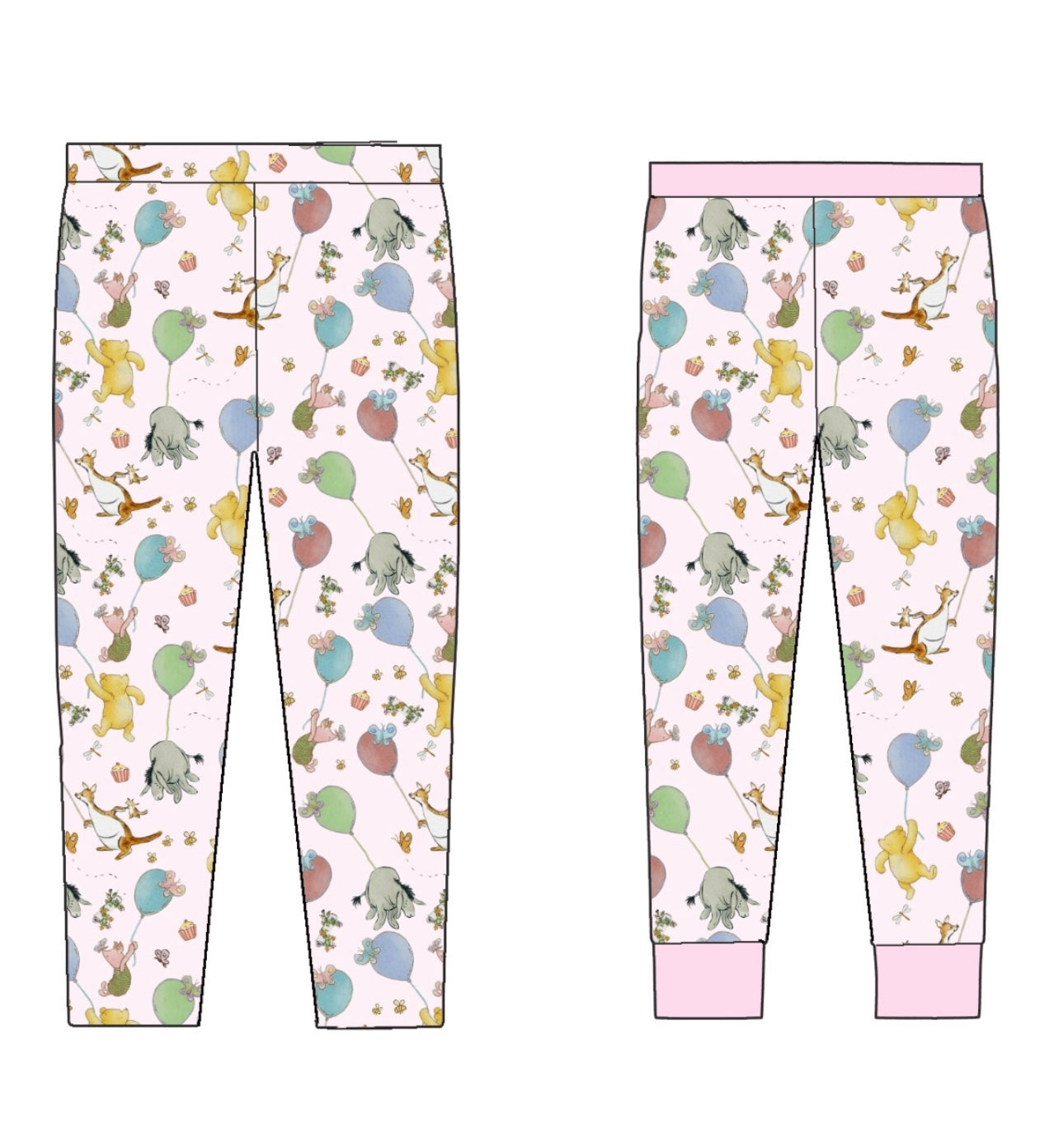 Party In Pink Dad Flares