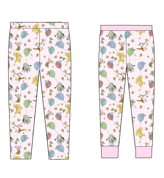 Party In Pink Dad Flares