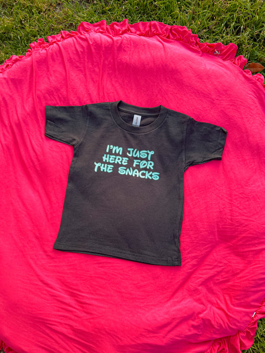 Here for the Snacks tee