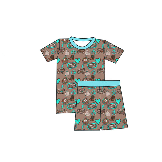Howdy Pajama Shorts Set