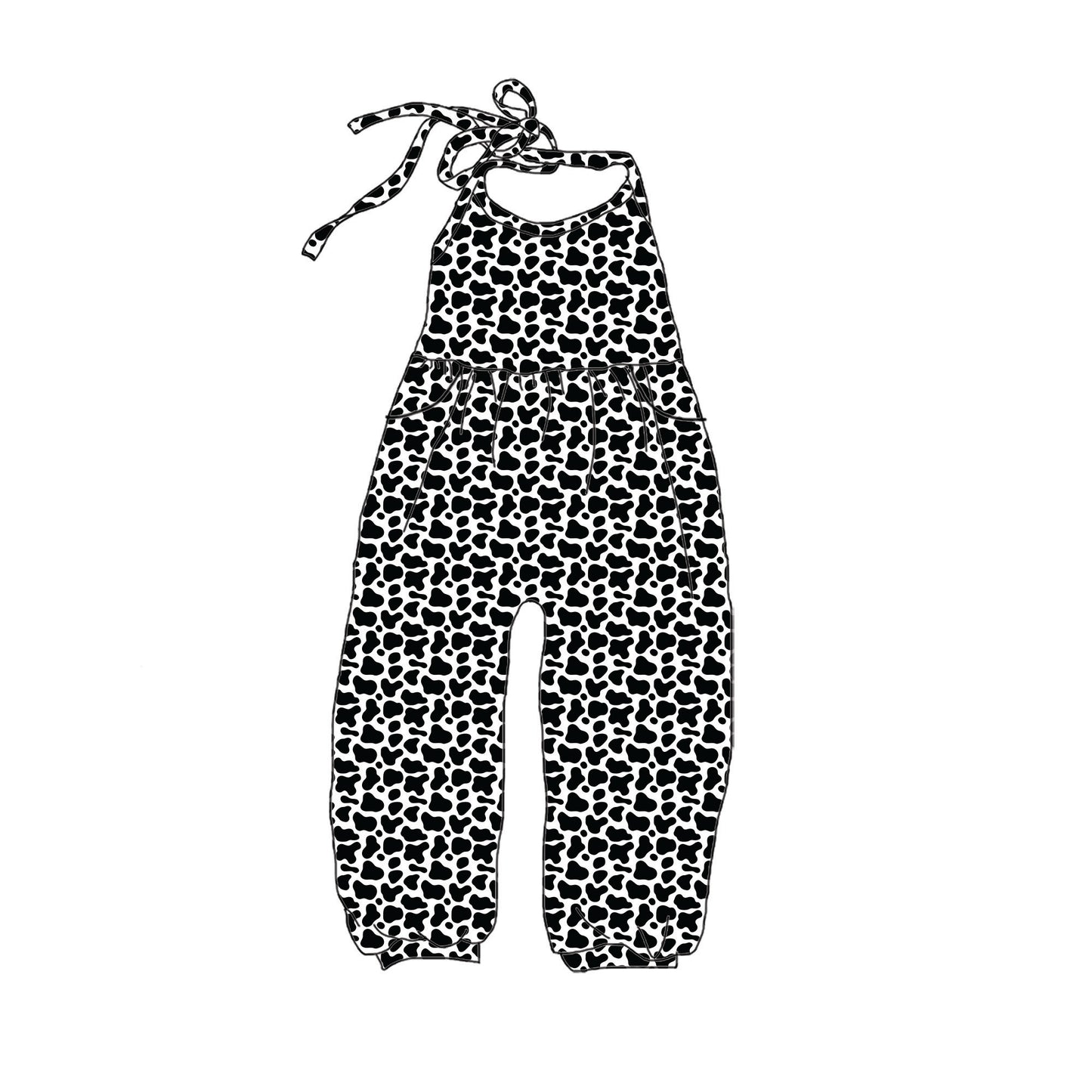 Moo Cow Halter Romper