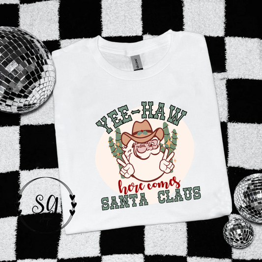 YEEHAW Santa Tee