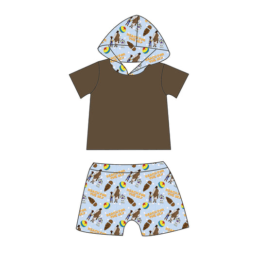 Jesus Story Hooded Shorts Set
