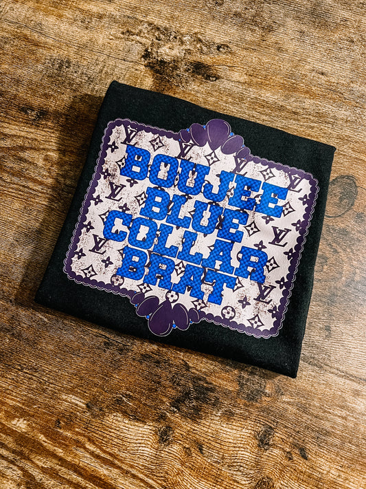 Blue Collar Brat Kids tee