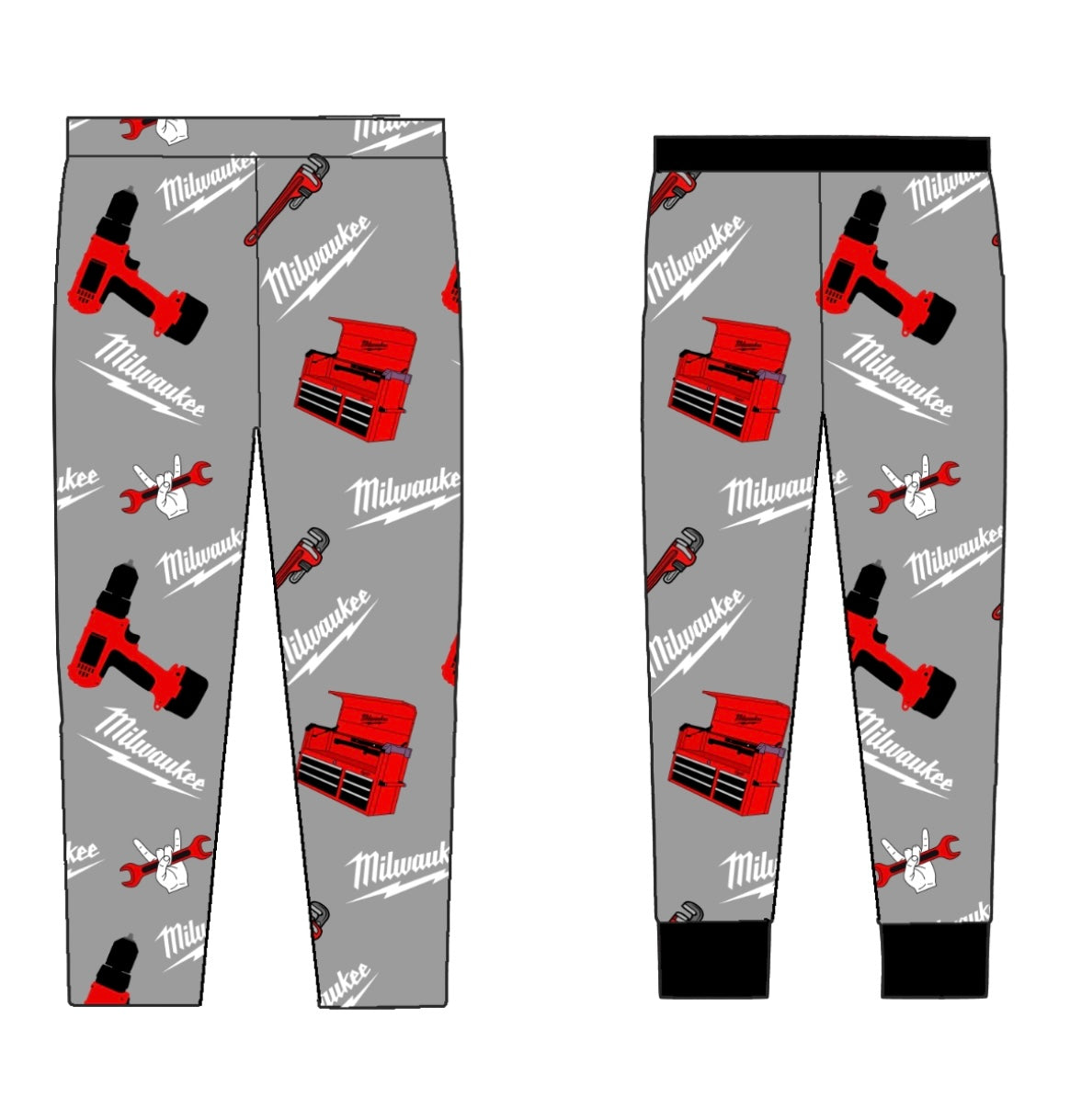 Red Tool Box Mom Joggers