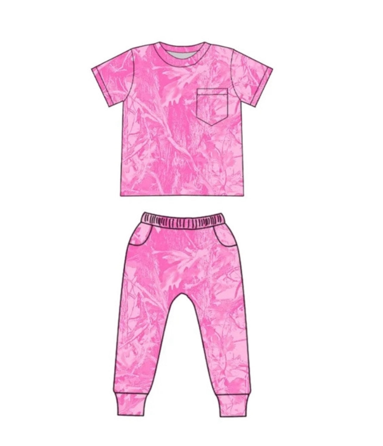 Pink Camo Tee
