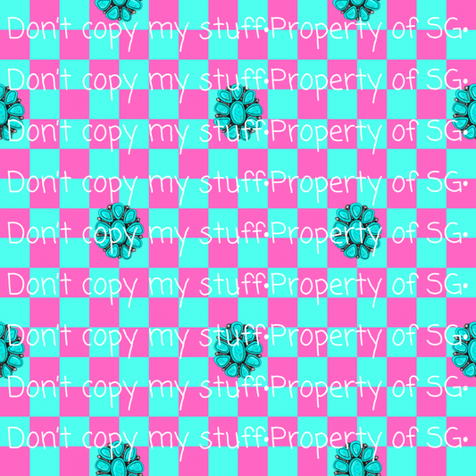 Beachy Checkered Seamless