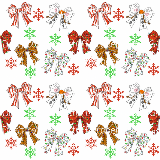 Christmas Bows Seamless