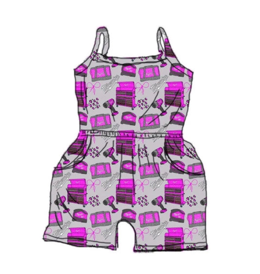 Leopard Tool Box Romper