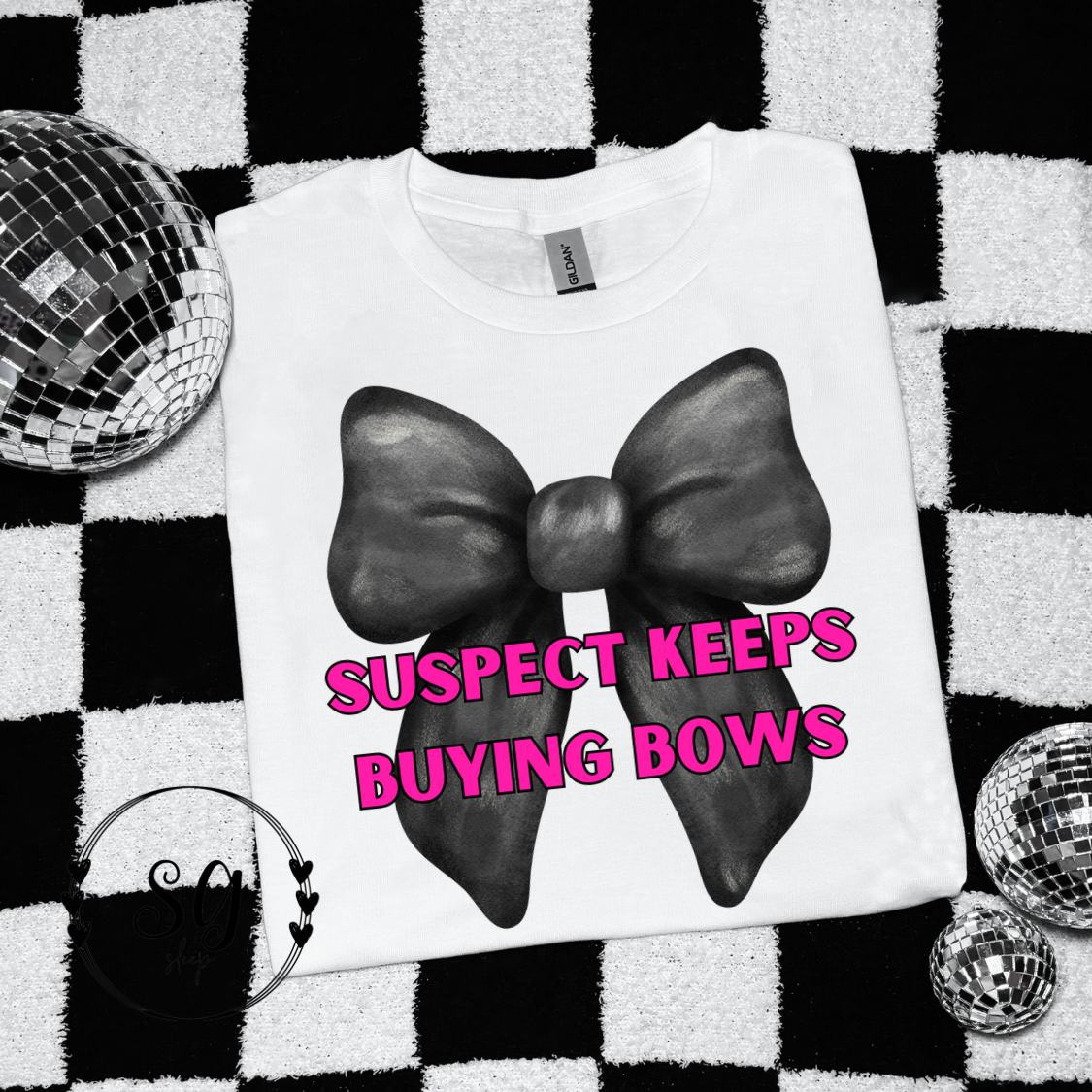 Black Keeps Buying Bows Tee