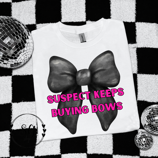 Black Keeps Buying Bows Tee