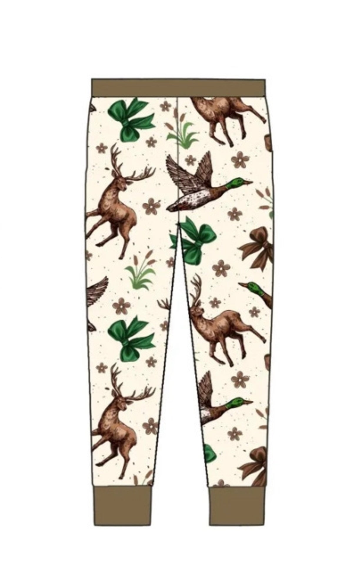 Ducks, Bucks & Bows Mom Joggers