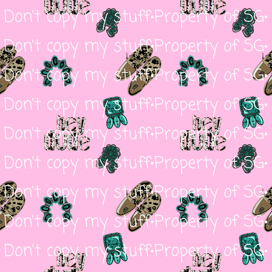 Pink Punchy Dudes Seamless
