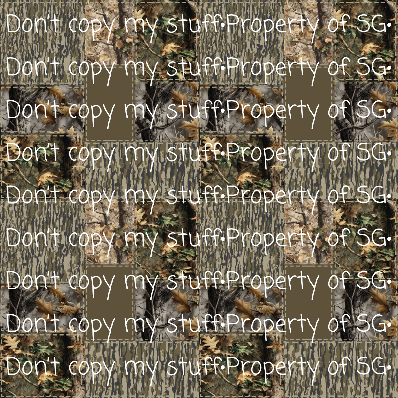 All The Camo Patchwork Seamless