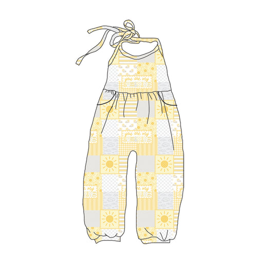 My Sunshine Halter Romper