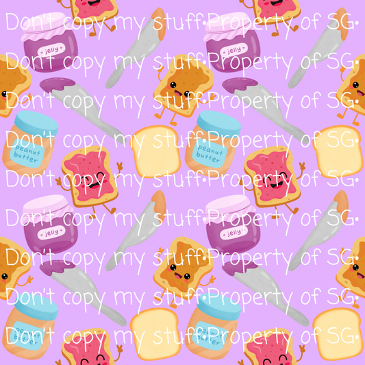 Purple PB & J Seamless