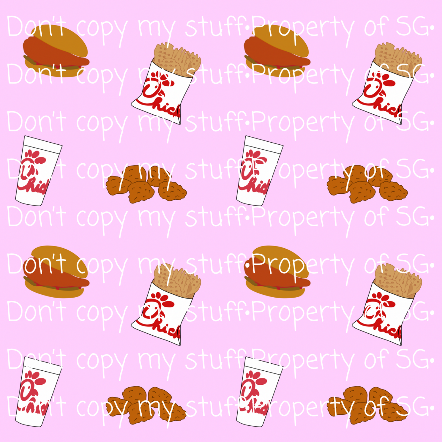Pink Chicken Seamless