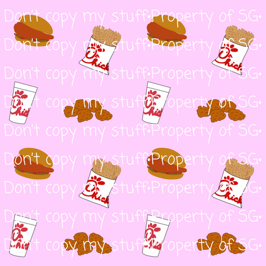 Pink Chicken Seamless