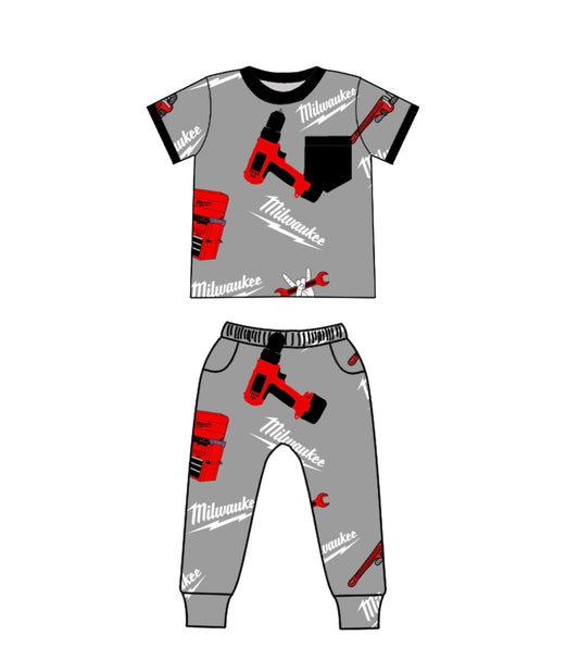 Red Tool Box Joggers