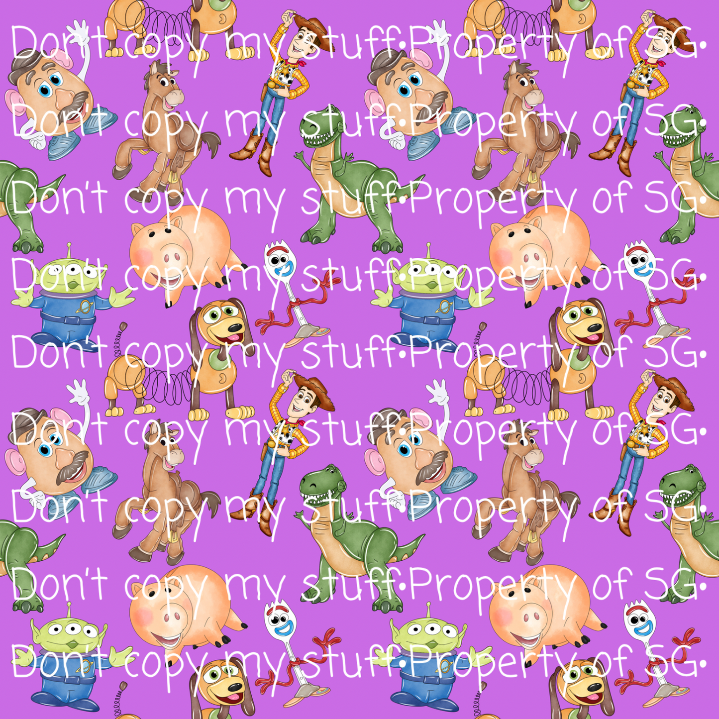 Purple Toys Seamless