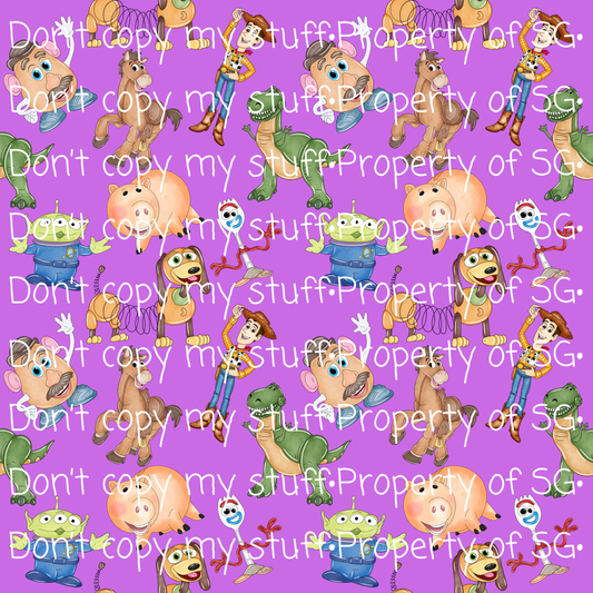 Purple Toys Seamless