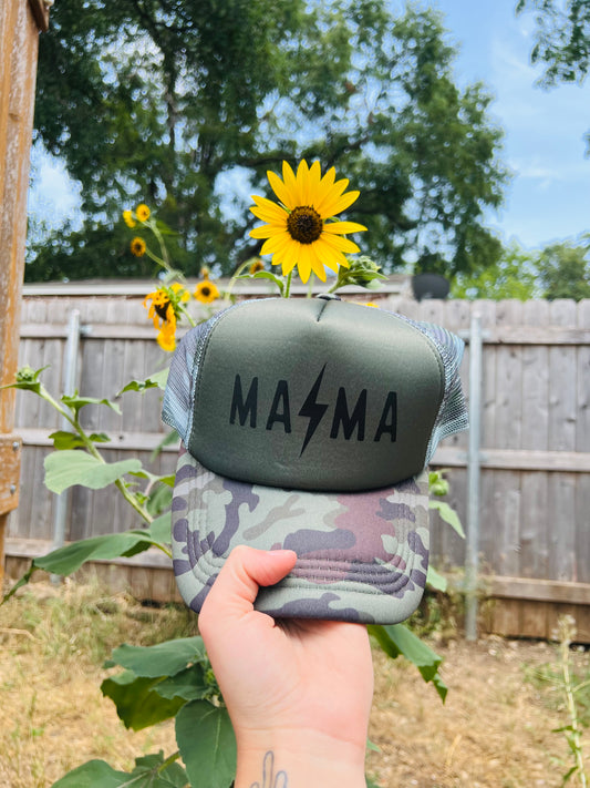 Camo Mama Trucker Hat