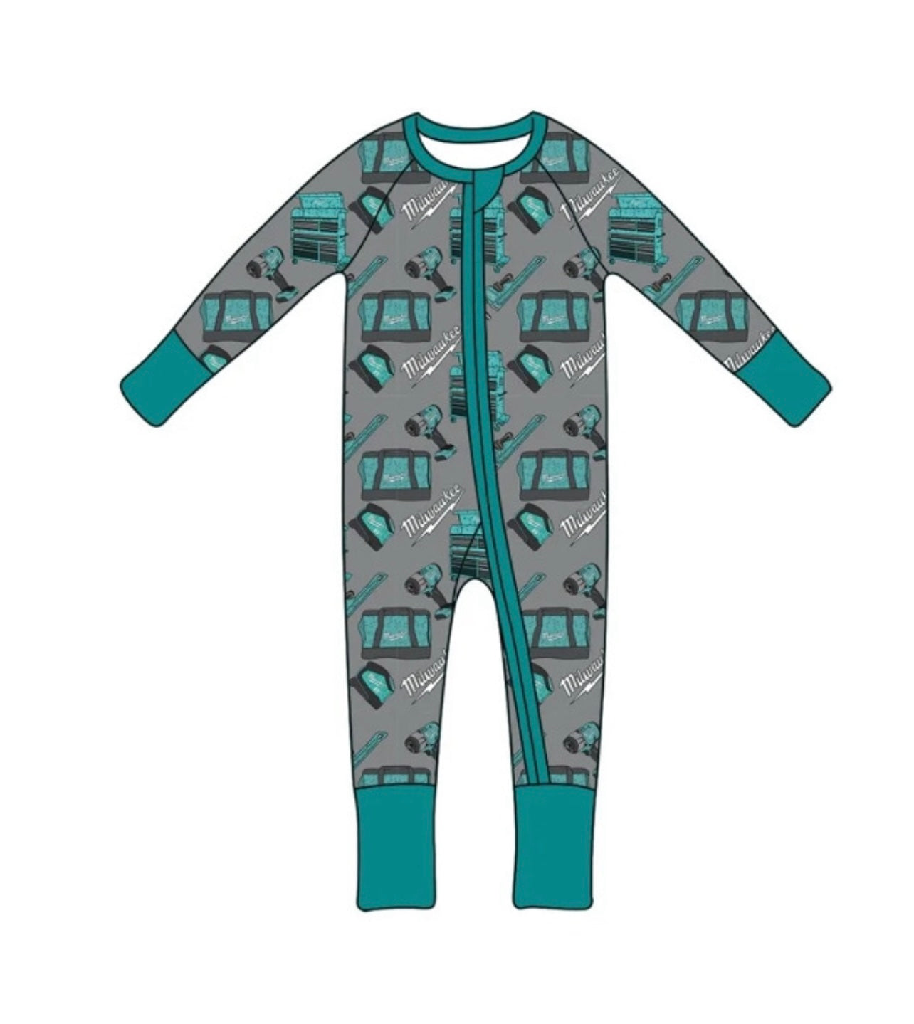 Turquoise Tool Box Zippy
