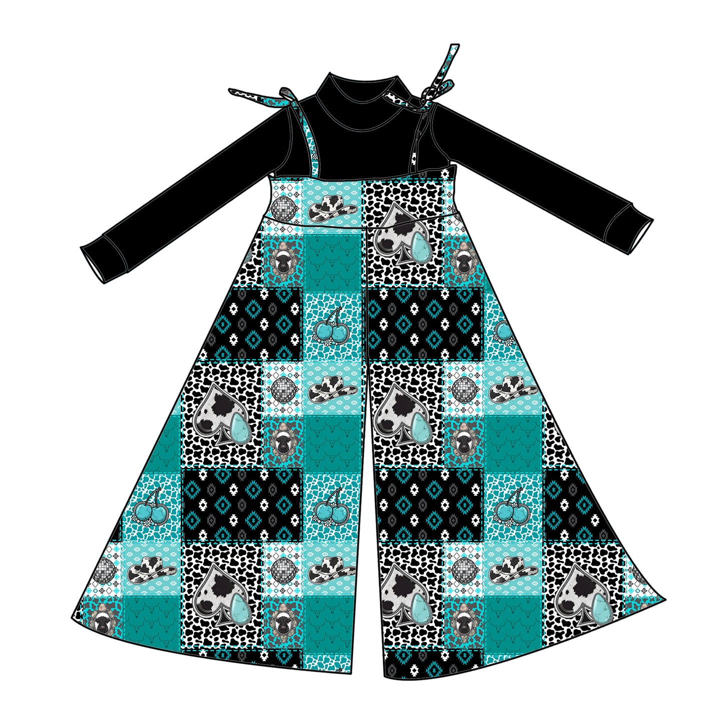 Country Sister Flare Romper & Top