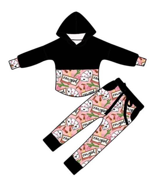 Punchy Cowgirl Pullover Set