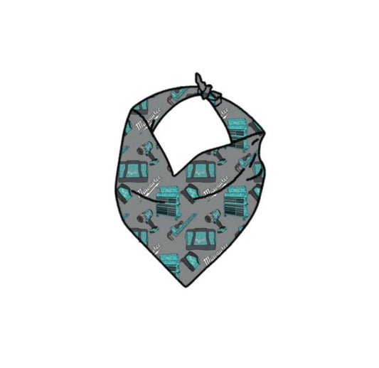 Turquoise Tool Box Bib
