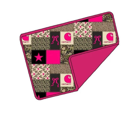 Camo Bows Blanket