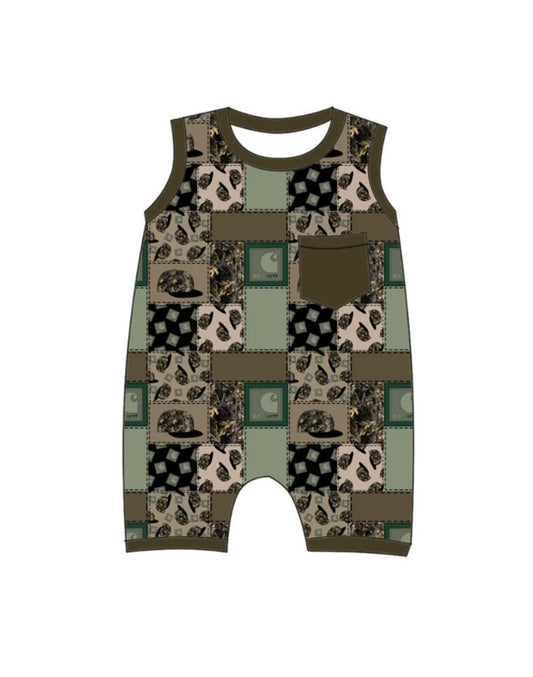 Camo Snapbacks Romper