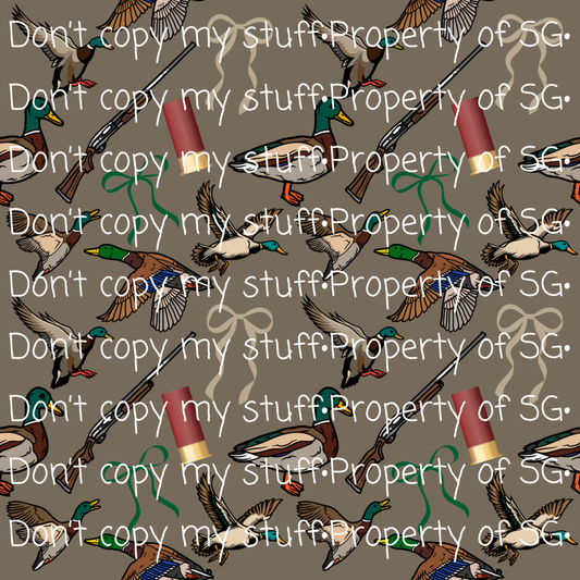Mallards & Bows Seamless