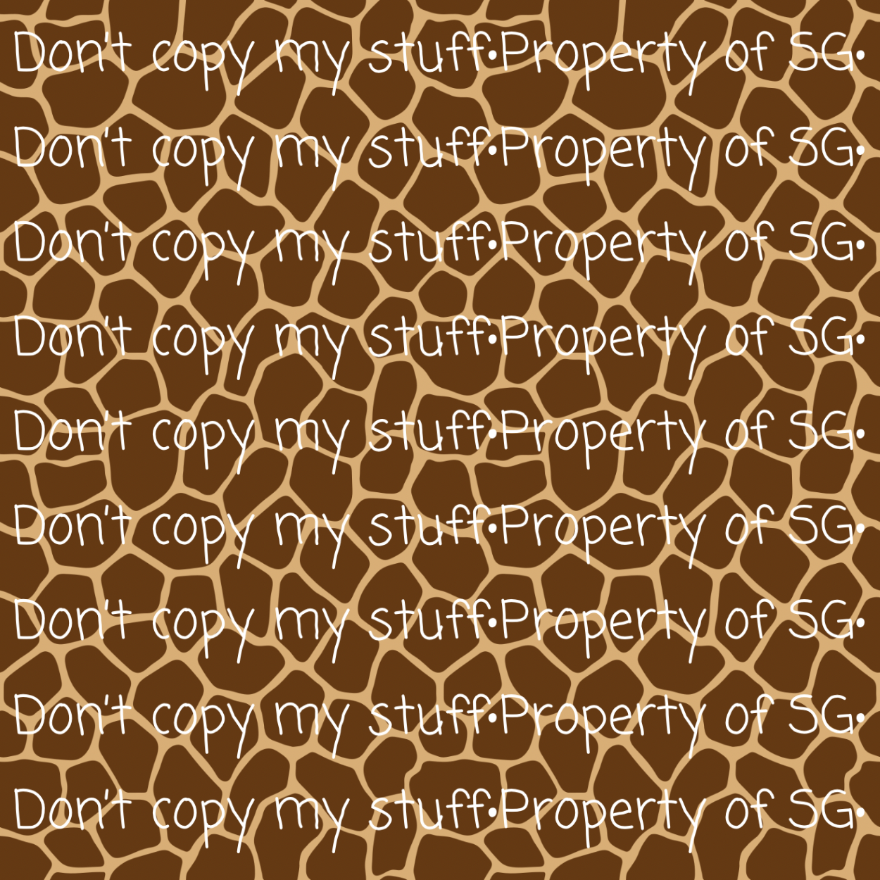 Giraffe Print Seamless