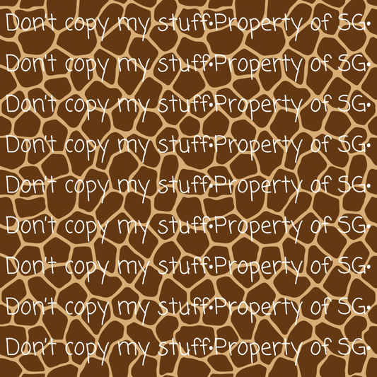 Giraffe Print Seamless