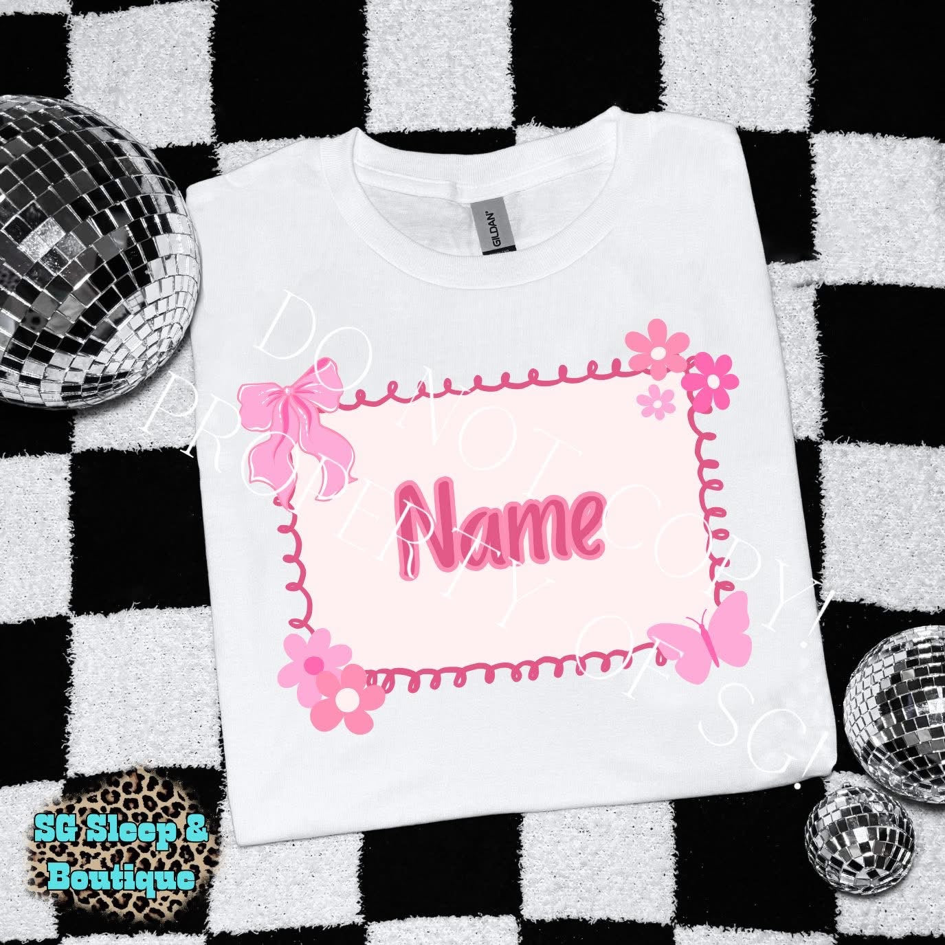 Pink Aesthetic Custom Name PNG