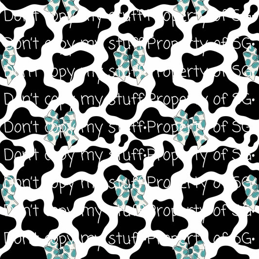 Cow Bows Seamless