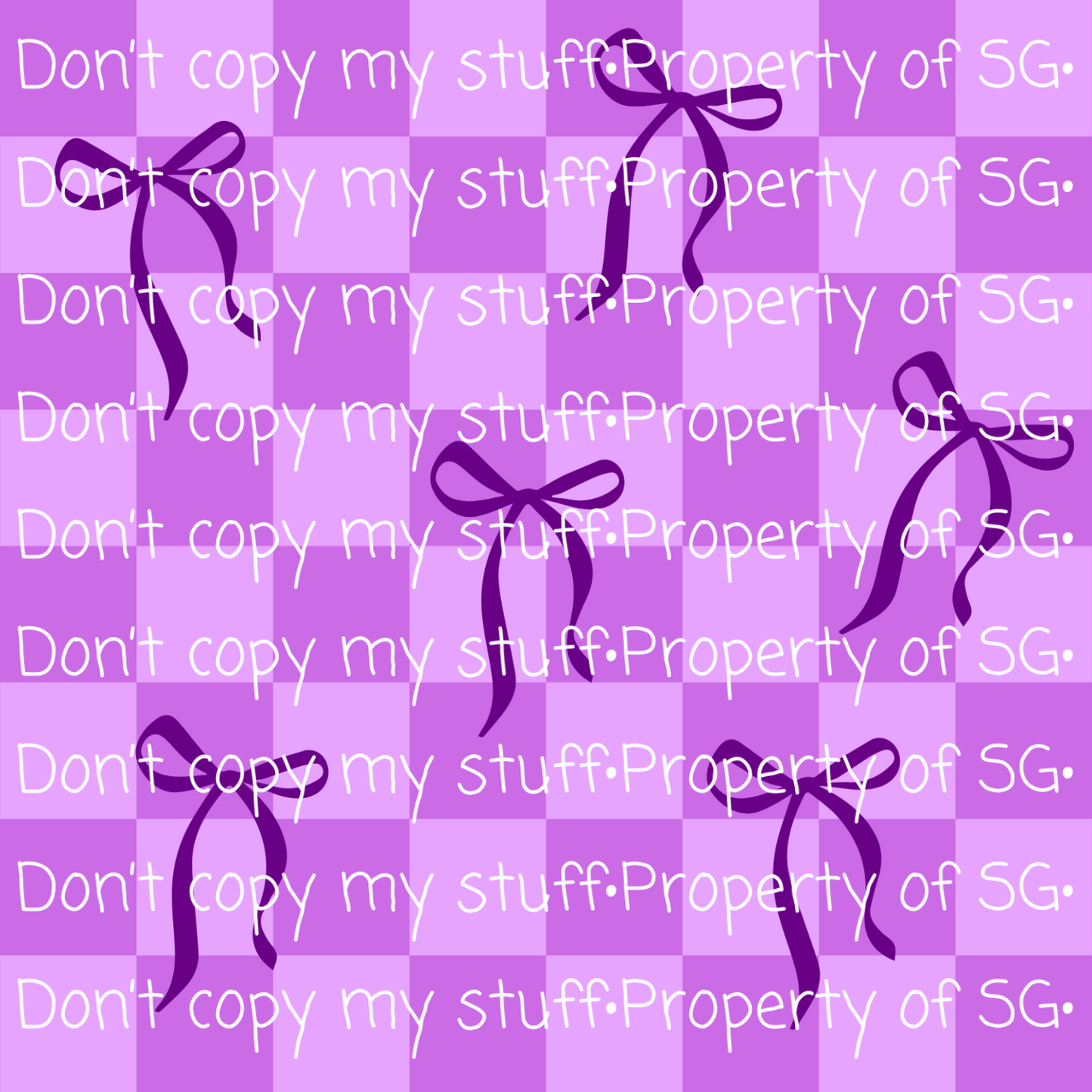Purple Bows Seamless