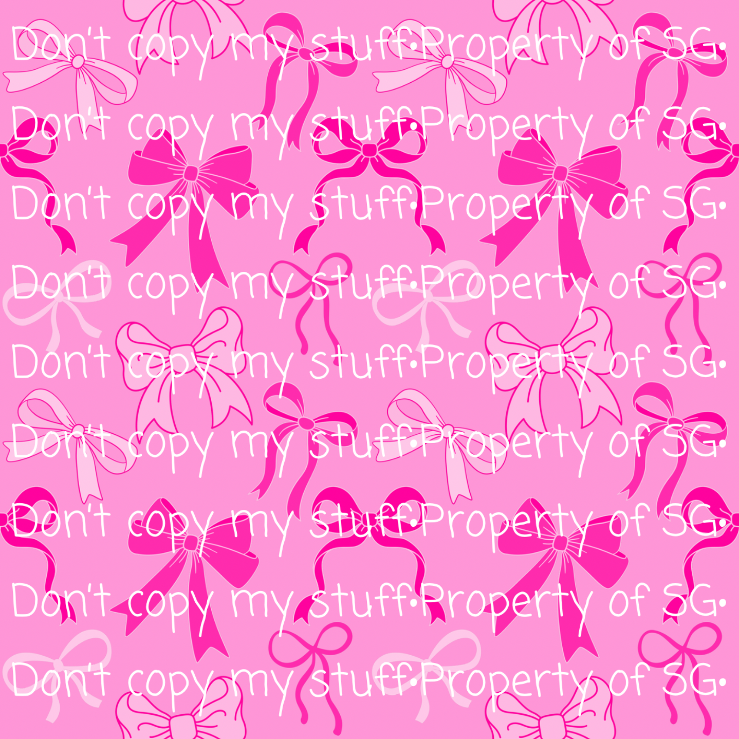 Pink Bow Seamless