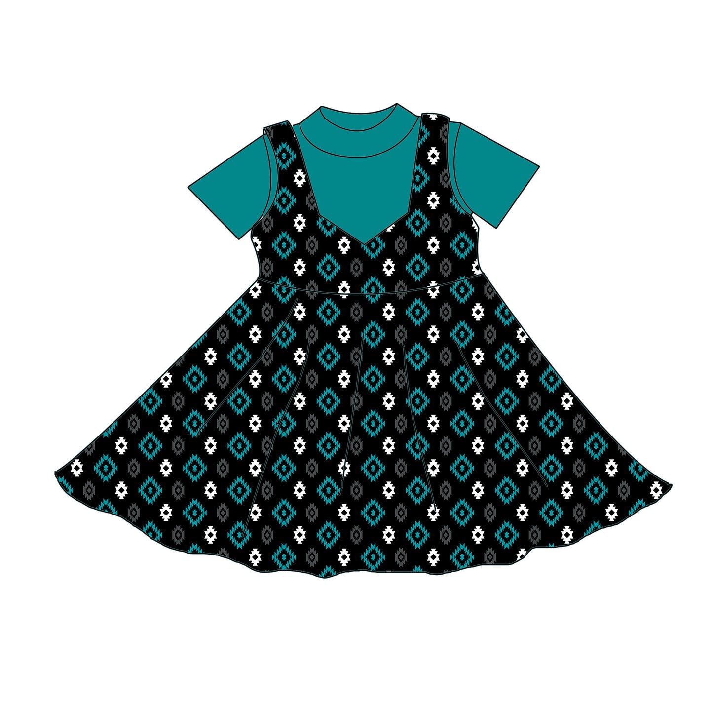 The Hattie Tee & Dress Set