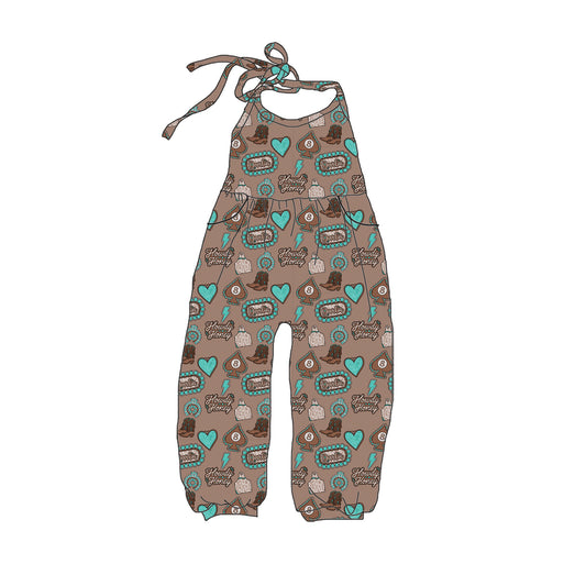 Howdy Halter Romper
