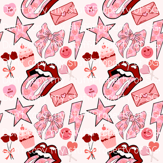 Valentine’s Candy Hearts Seamless