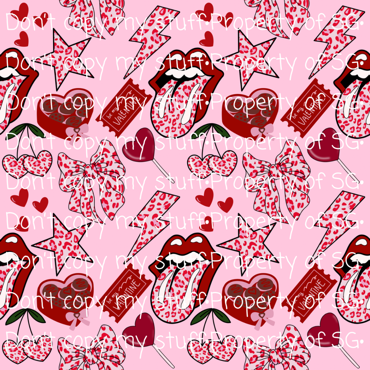 Valentine’s Leopard Seamless
