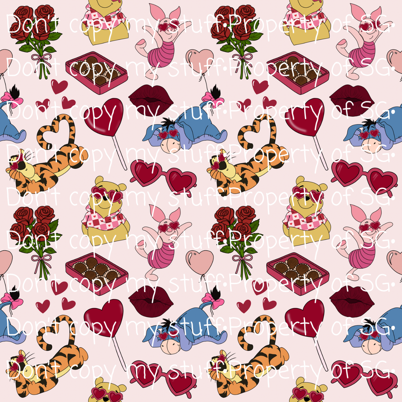 Valentine’s Bear Seamless