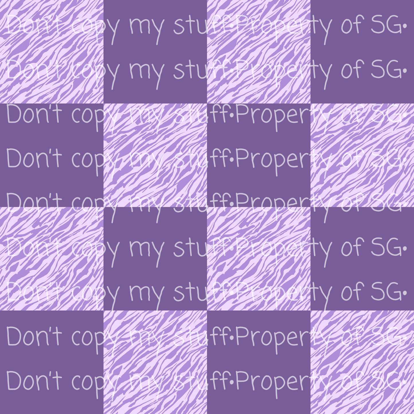 Purple Zebra Checks Seamless