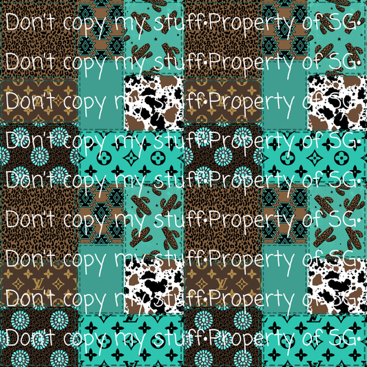 Western Patchwork Seamless
